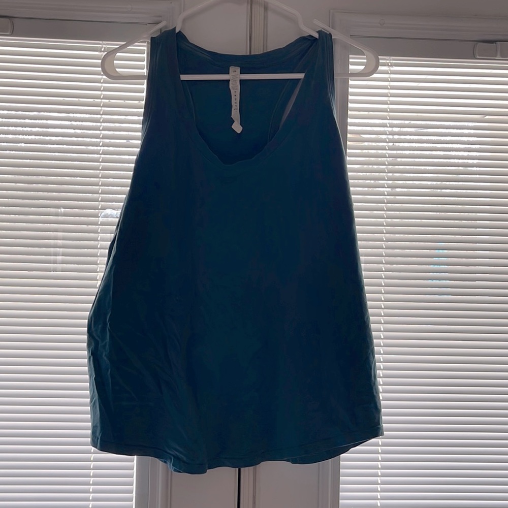 Lululemon tank. Marine/ turquoise blue, size 12.